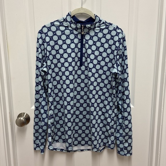 San Soleil Women's Long Sleeve Vented Polyester UV50 Sun Shirt  - Size Large‎ - Picture 1 of 9